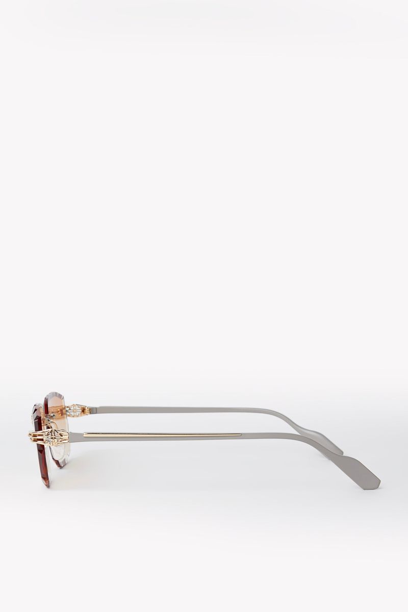 Guapi Peach Orange Icon Glasses