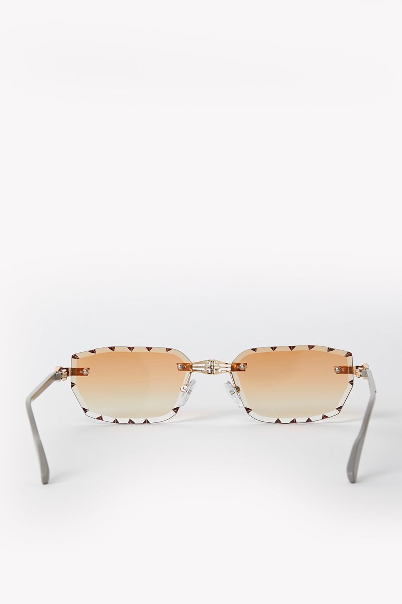 Guapi Peach Orange Icon Glasses