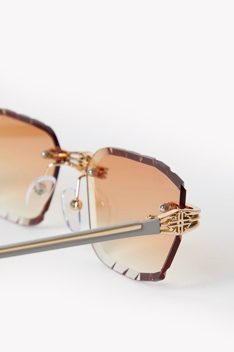 Guapi Peach Orange Icon Glasses