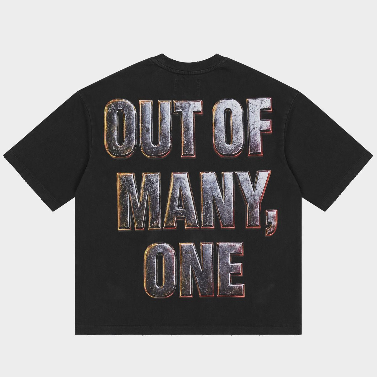 Godspeed Omerta Black Wash T Shirt