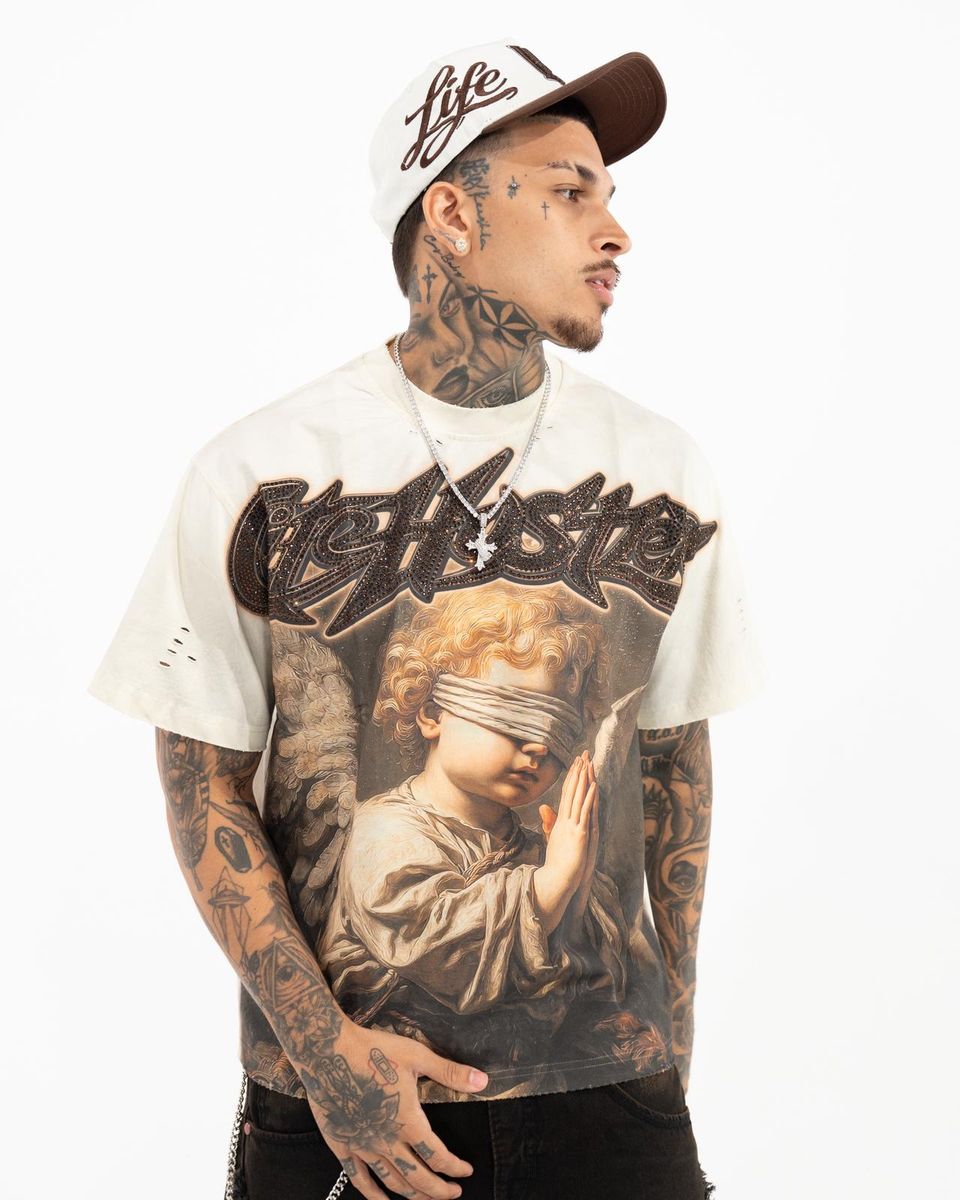 Life Hustlers Praying Angel T Shirt