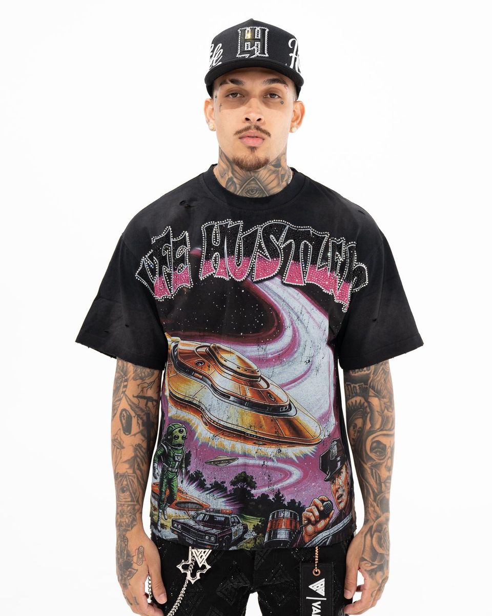 Life Hustlers Alien Invasion T Shirt