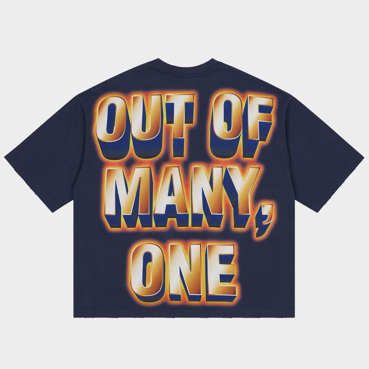 Godspeed Kick Push T-Shirt In Navy