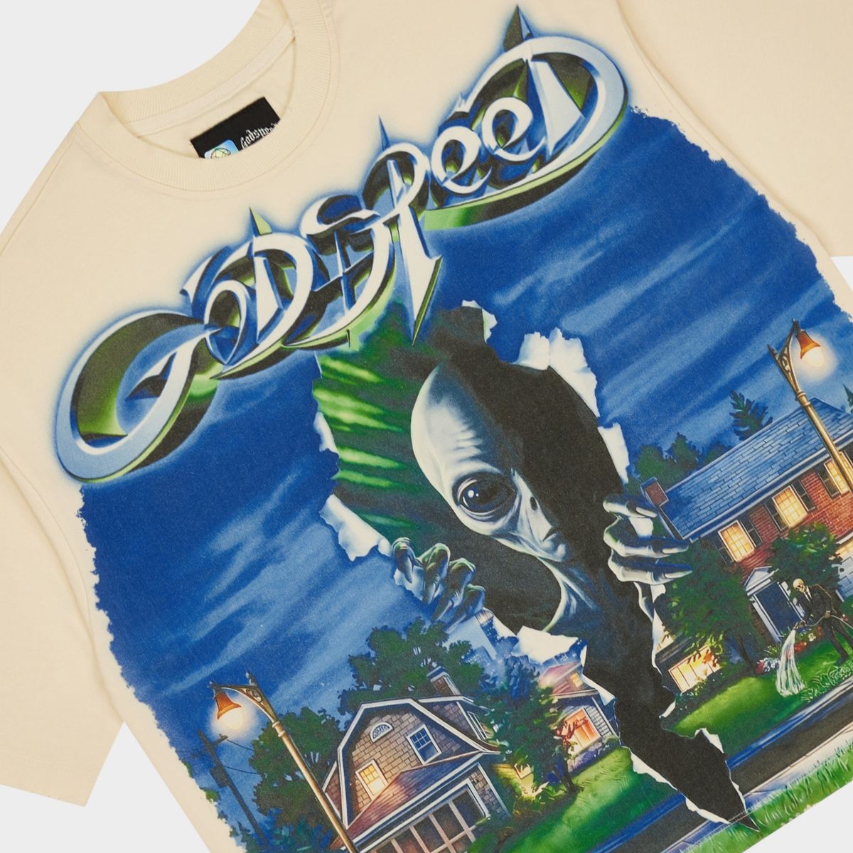 Godspeed Neighborhood Watch Bone T Shirt