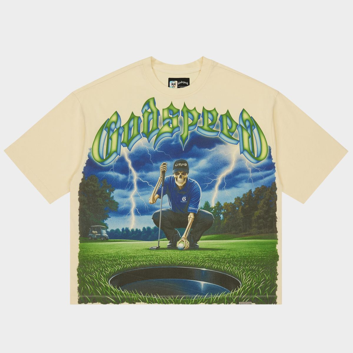Godspeed No Mulligans Bone T Shirt
