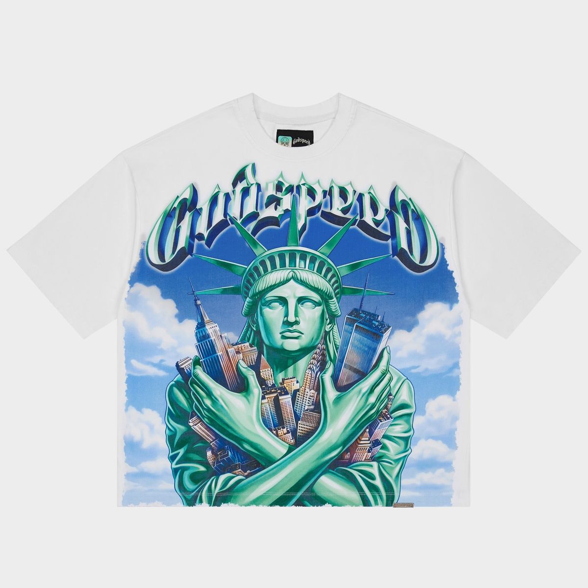 Godspeed Empire Guardian White T Shirt