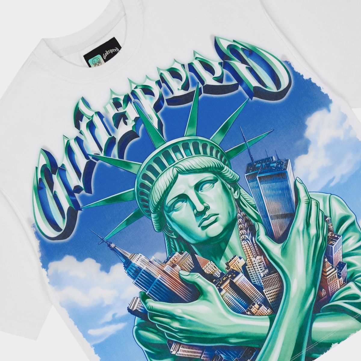 Godspeed Empire Guardian White T Shirt
