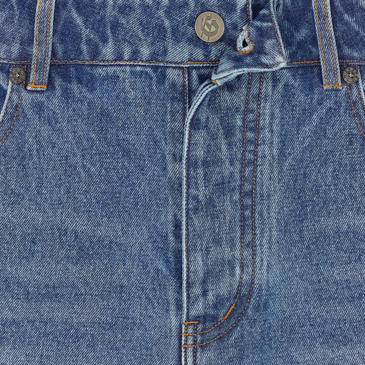 Godspeed Twin Panel Denim Blue Shorts