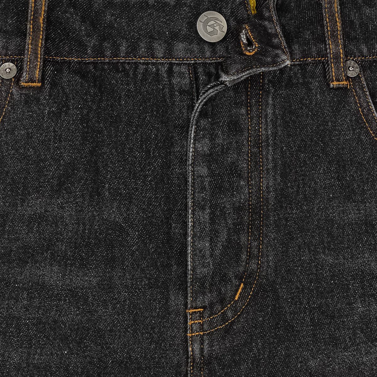 Godspeed Twin Panel Denim Black Shorts