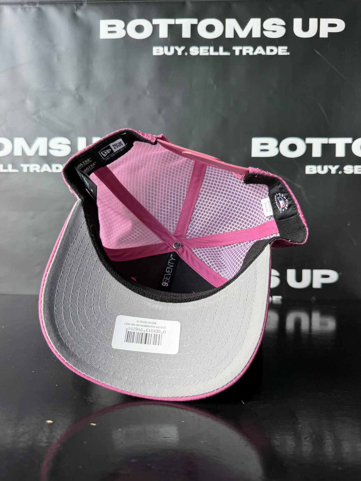 New York Mets New Era 9SEVENTY Stretch-Snap Hat In Mauve Pink