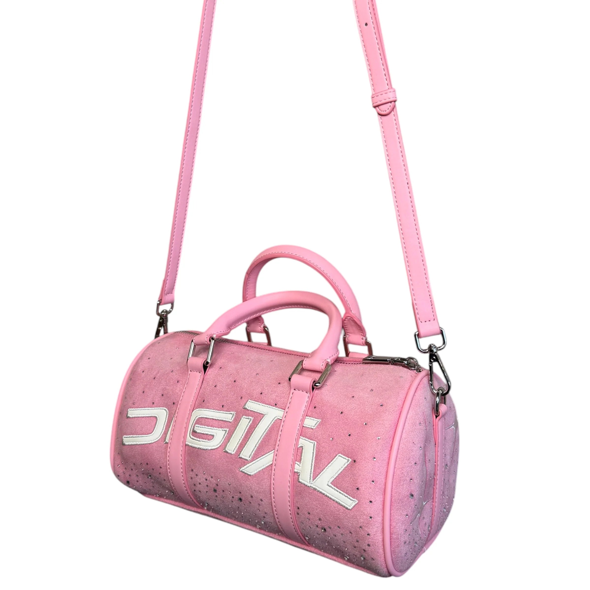 Digital Mini Duffle Bag In Pink