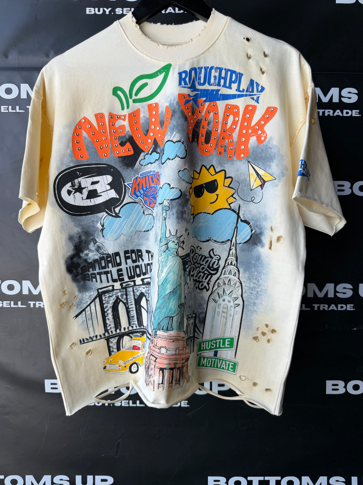 RoughPlay New York T-Shirt In Cream