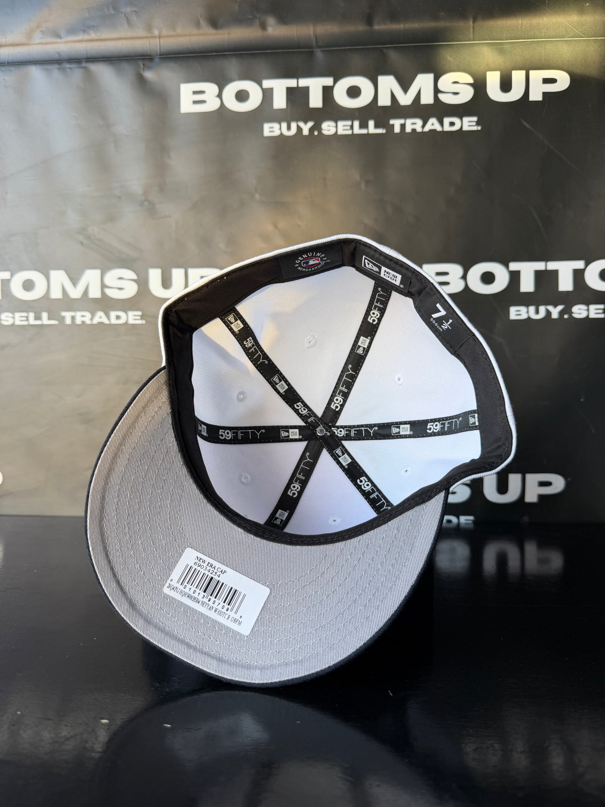 New York Yankees New Era 59Fifty Skyline Fitted Hat - Navy / White