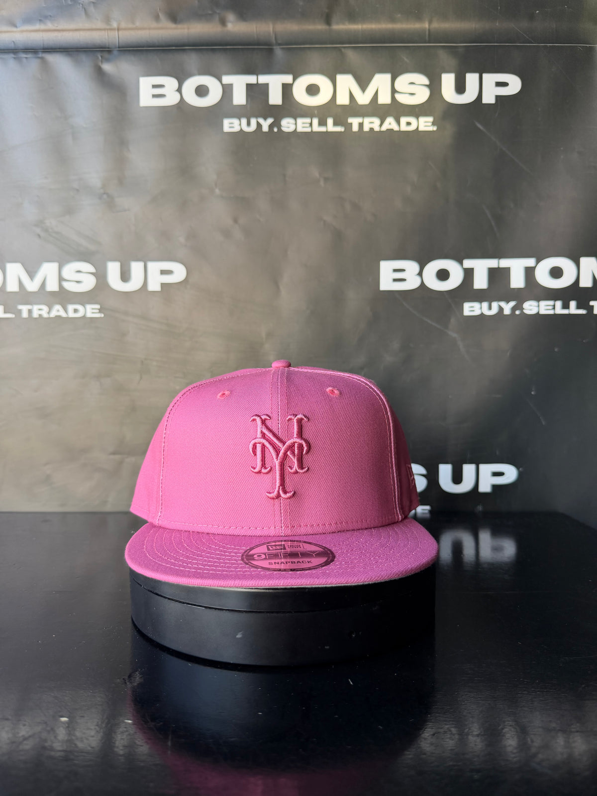 New York Mets New Era 9FIFTY Snapback Hat In Mauve Pink