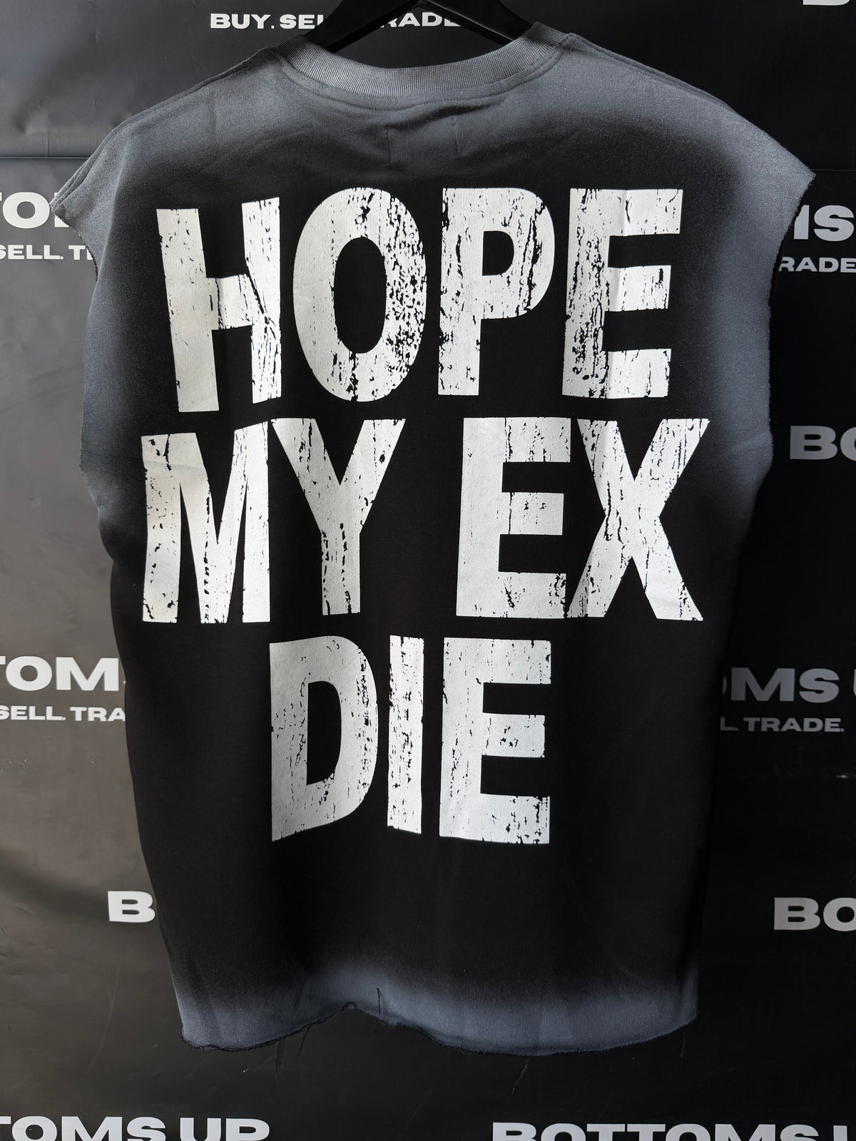 Rich Oni Hope My Ex Die Sleeveless T-Shirt In Black