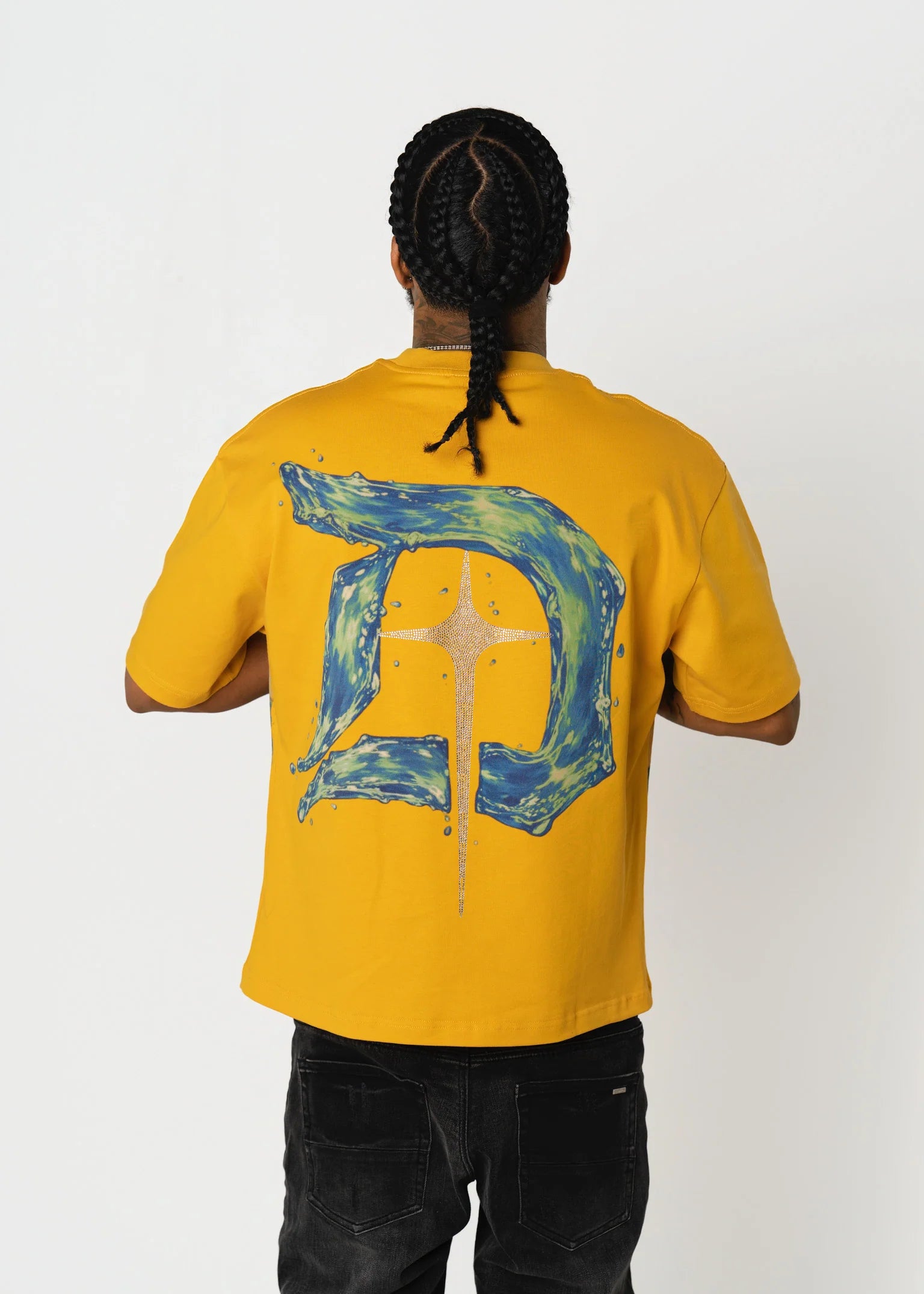 Digital Jet Ski T-Shirt In Yellow