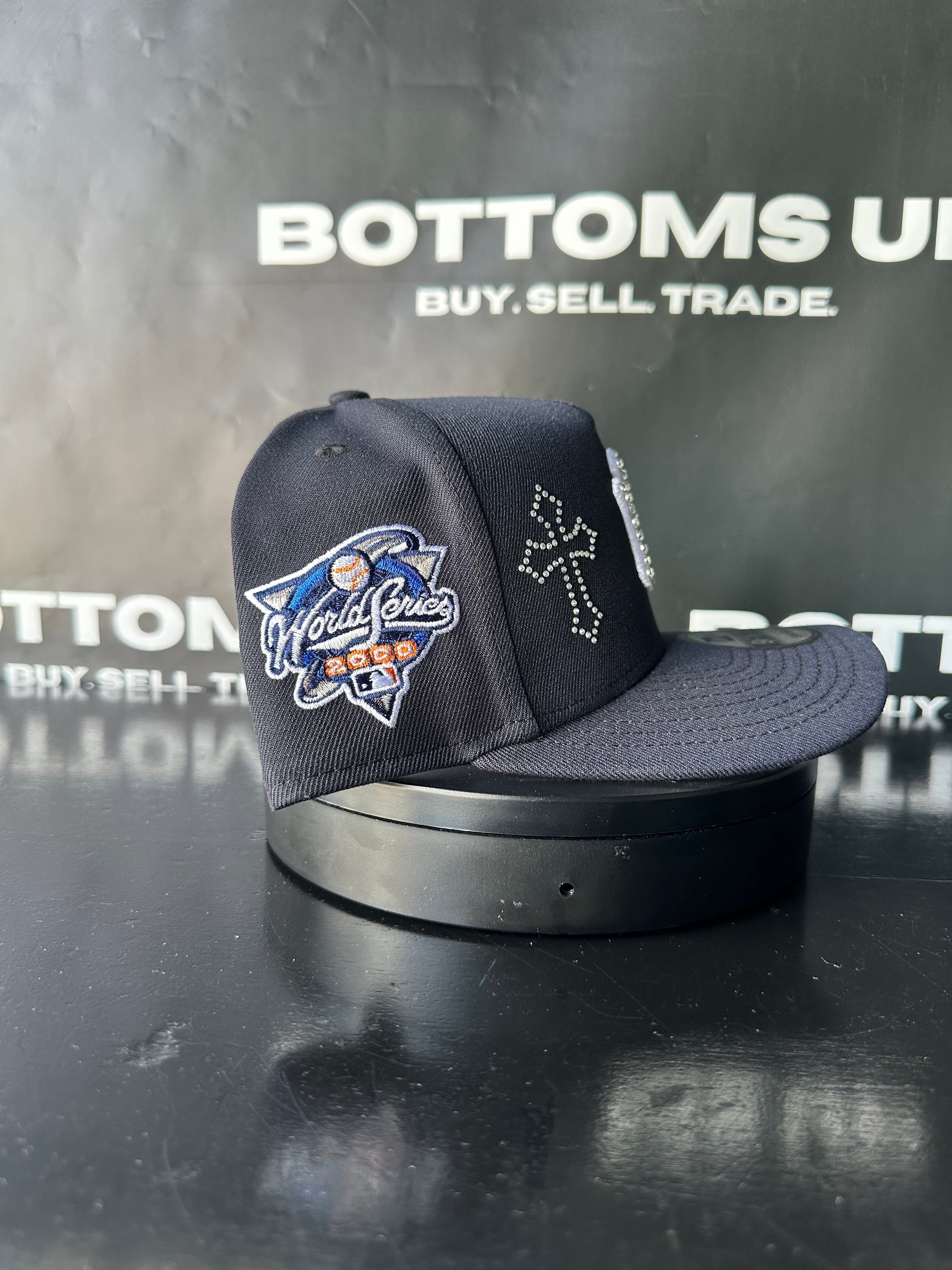 Polancaps: New York Yankees Navy Double Cross 2000 World Series Patch 1 of 1 Hat
