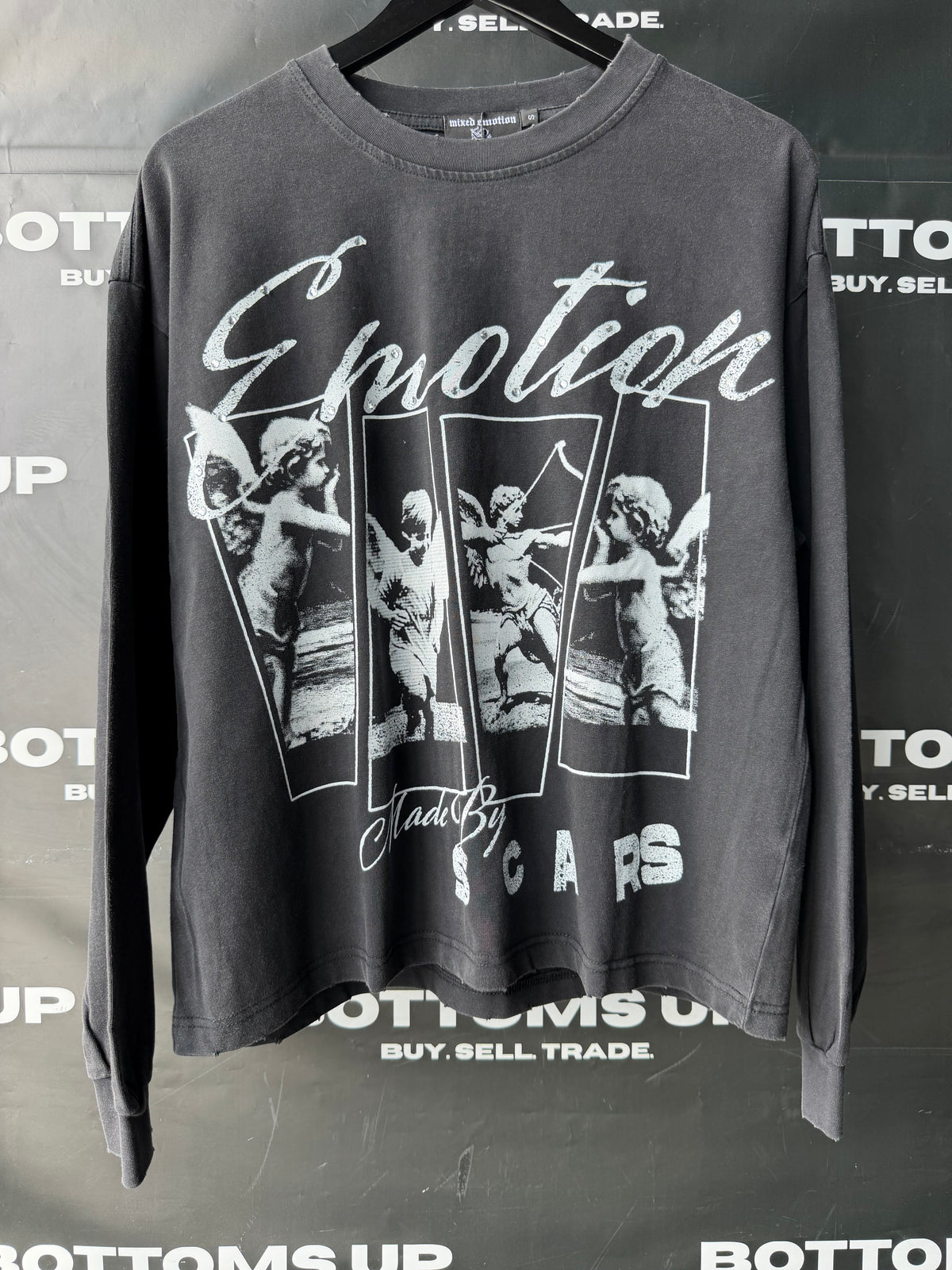 Mixed Emotion Playground Long Sleeve T-Shirt In Black