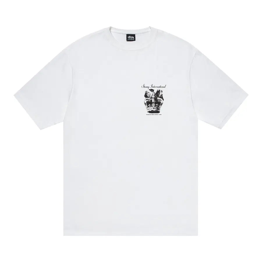 Stussy Dog Crown T-Shirt In White