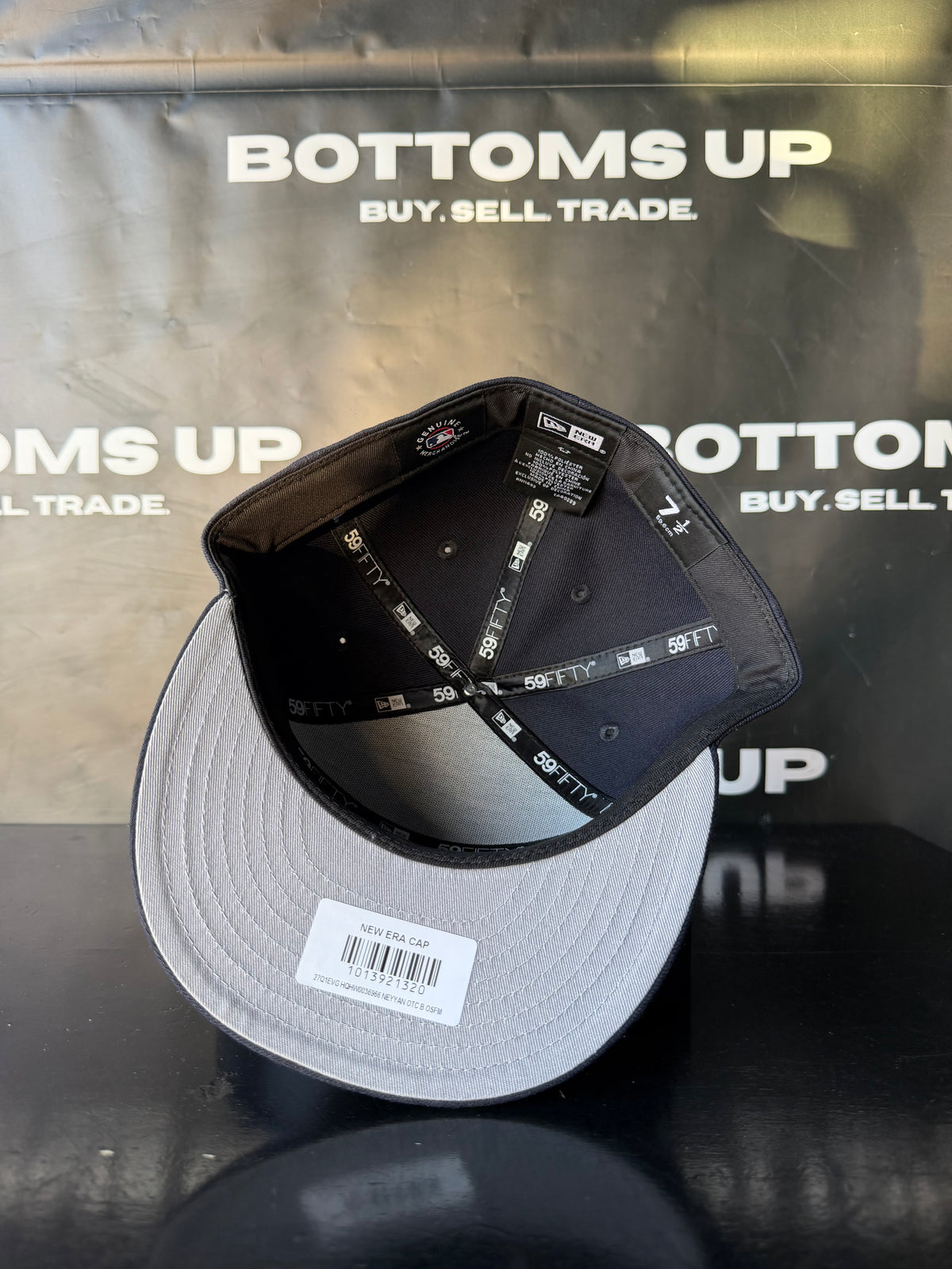 New York Yankees New Era 59FIFTY Split Panel Fitted In Navy/White - 1 of 1