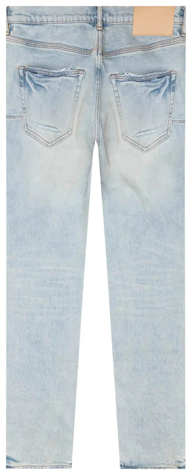 Purple Brand Skinny Fade Distressed Jeans Light Indigo P001-SKZB325