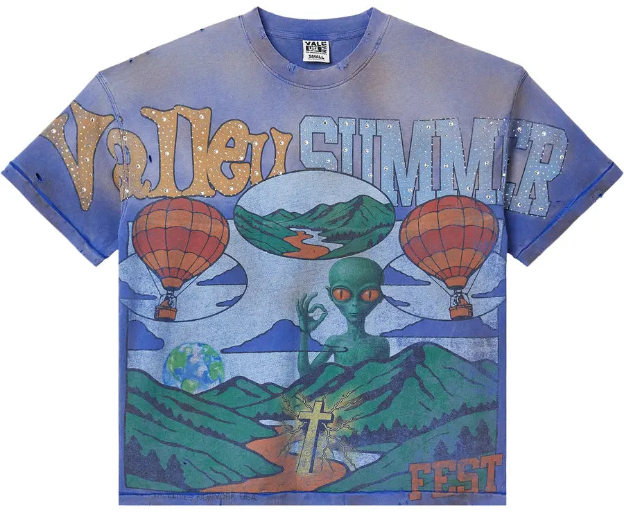 Vale Forever Summer Slam Tee Blue T Shirt