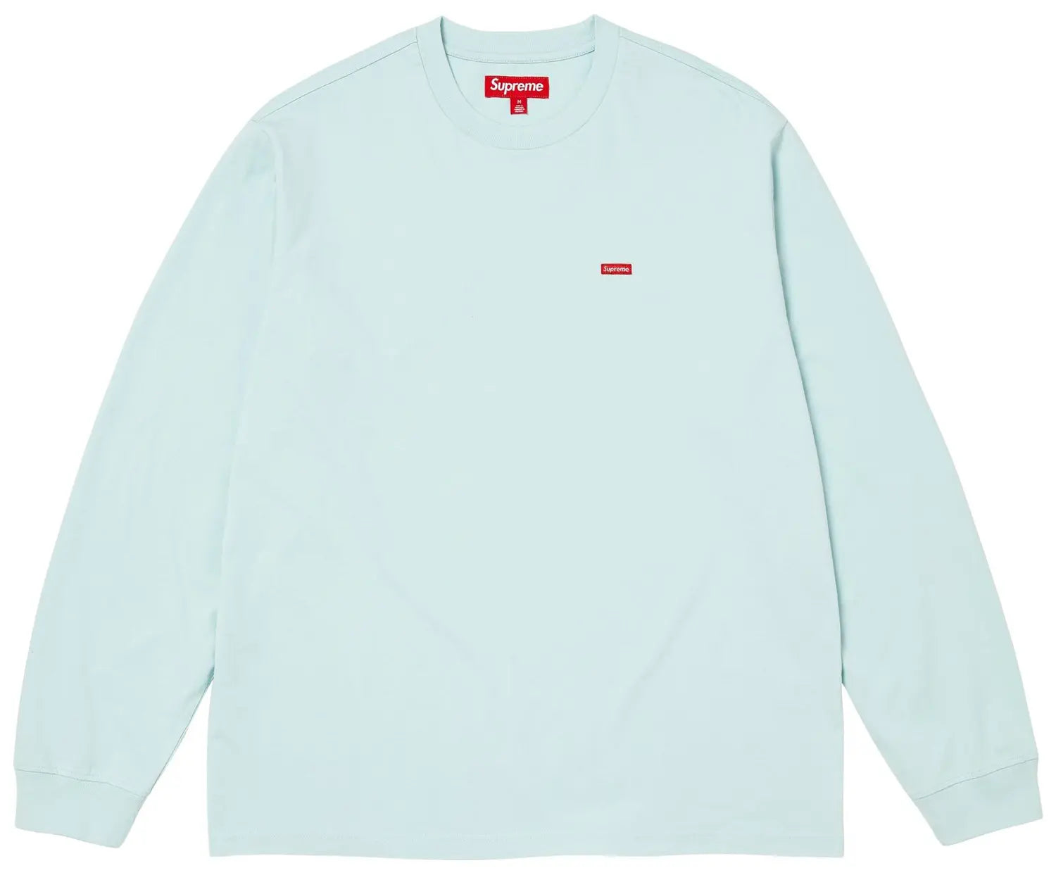 Supreme Small Box Logo long Sleeve T-Shirt In Light Blue