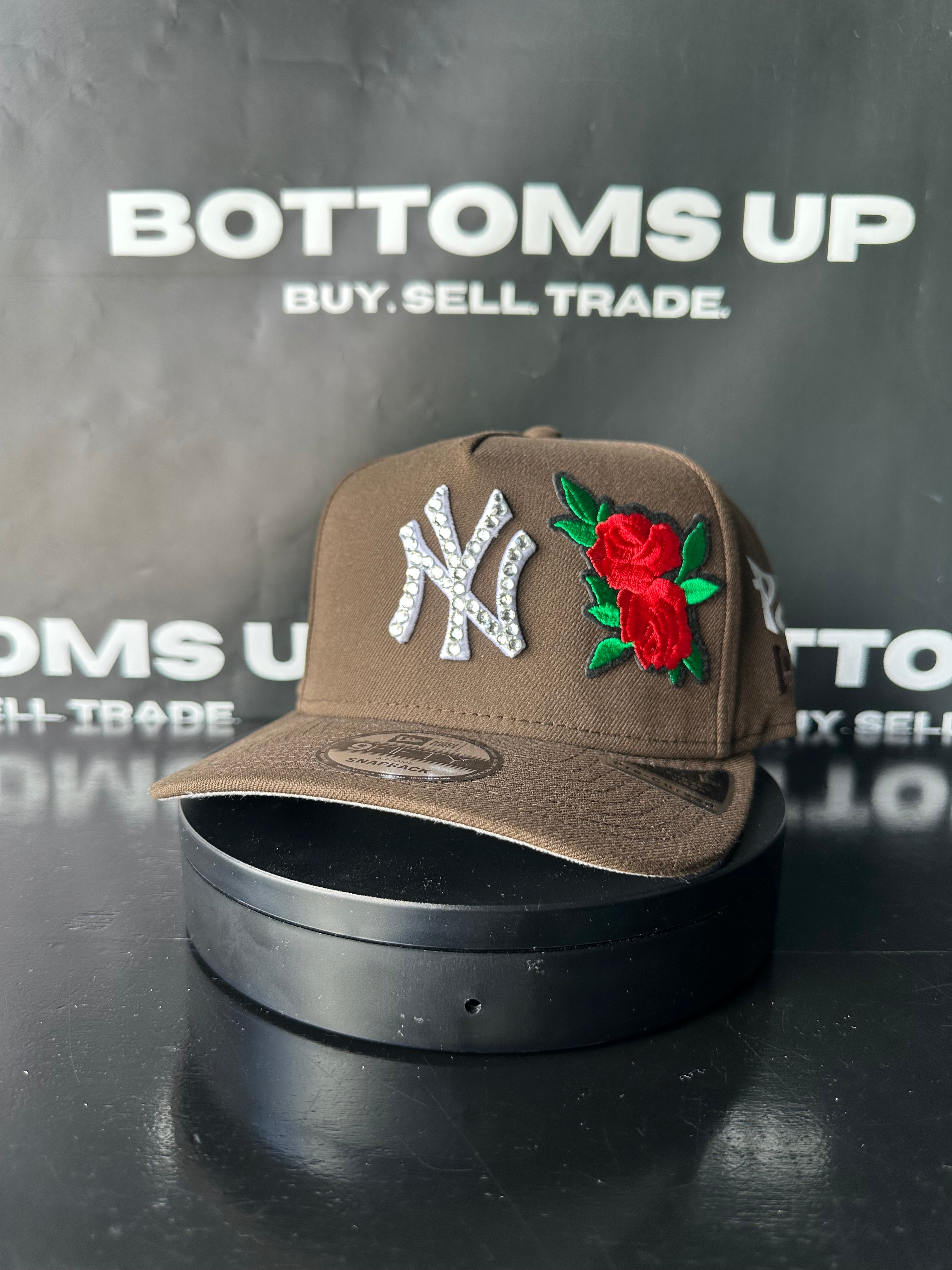 Polancaps: New York Yankees Brown Roses Patch 1 of 1 Hat