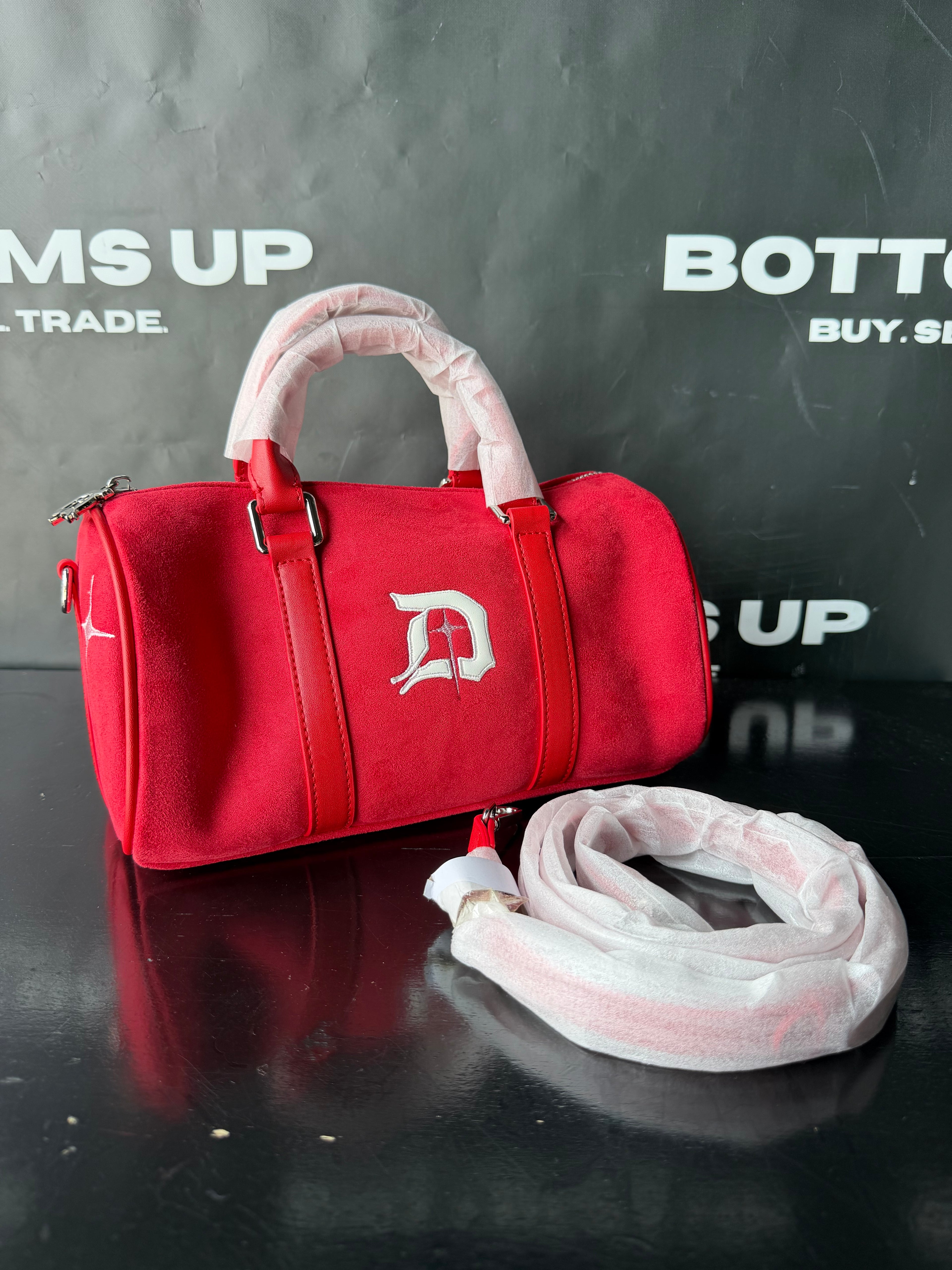 Digital Mini Duffle Bag In Red