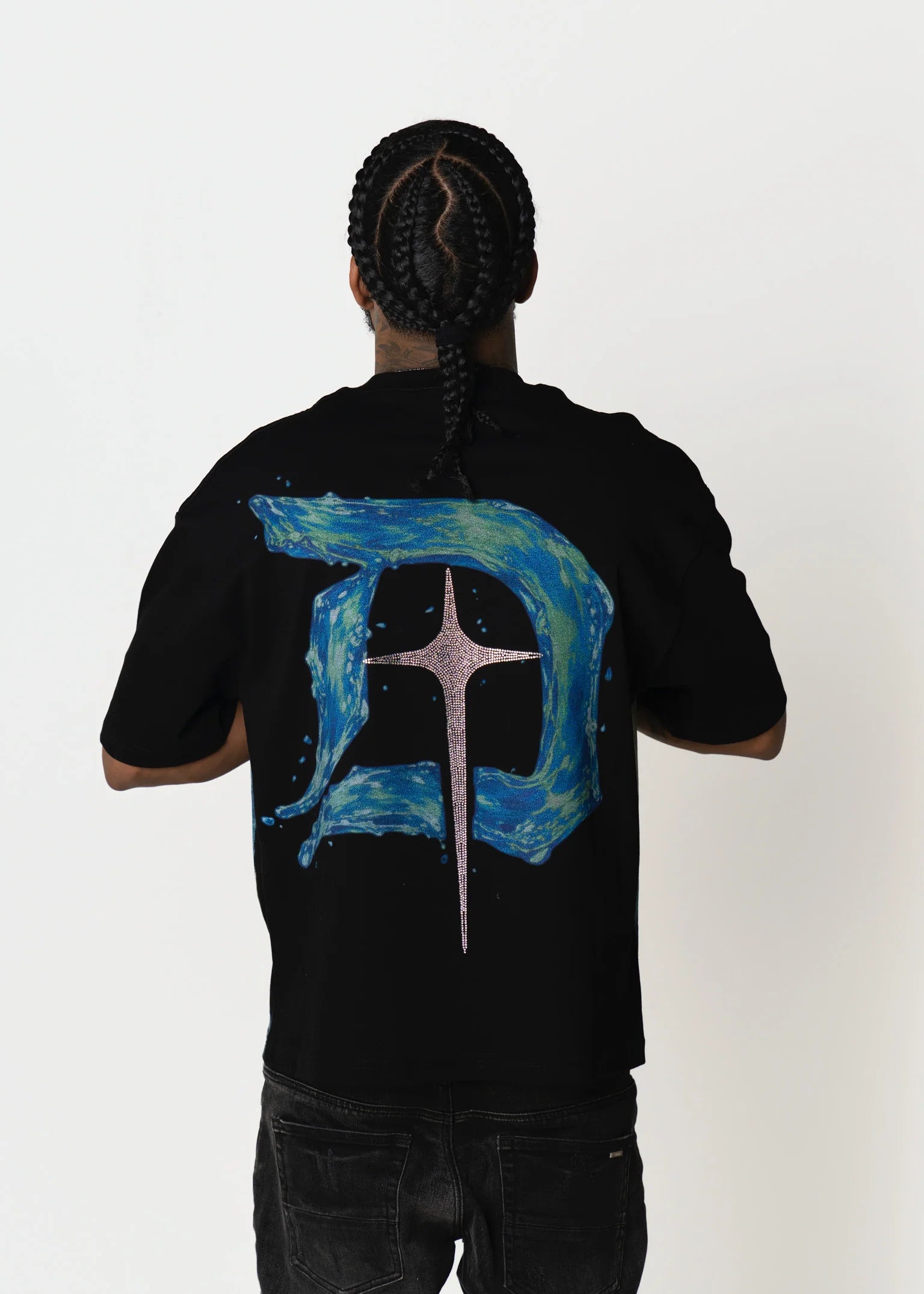 Digital Jet Ski T-Shirt In Black