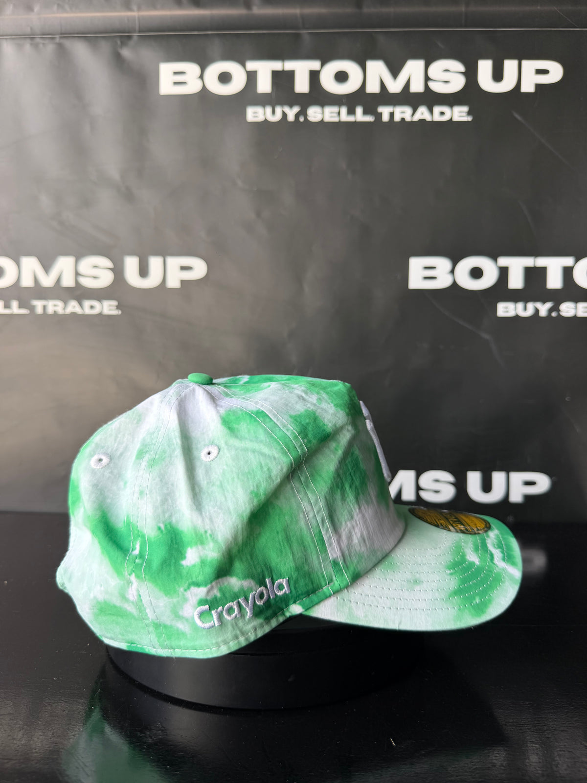 New Era x Crayola New York Yankees 19Twenty Tie-Dye Snapback Hat In Green / White