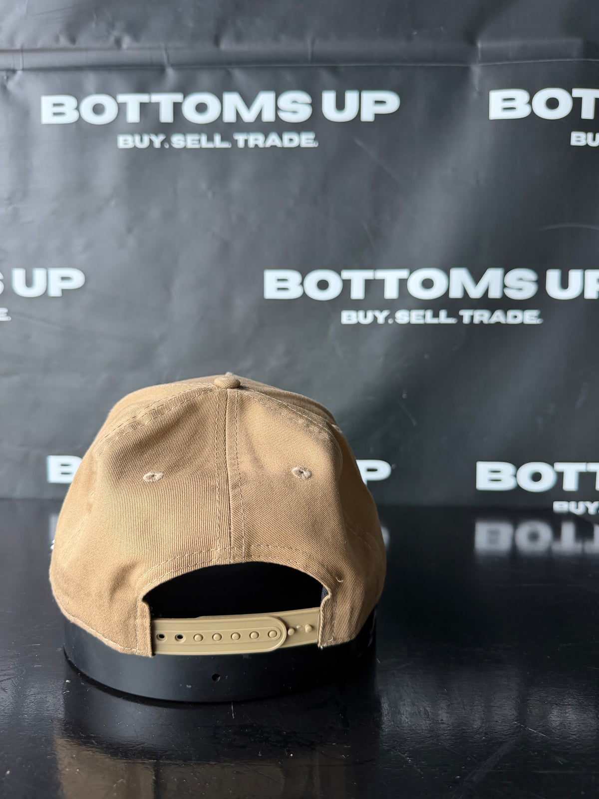 New Era 9Forty Snapback: Miami Dolphins Hat Customized In Beige