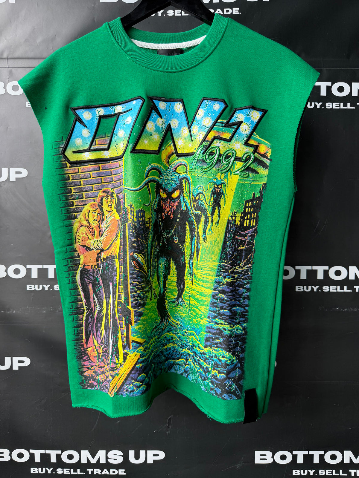 Rich Oni Night Stalker Sleeveless T-Shirt In Green
