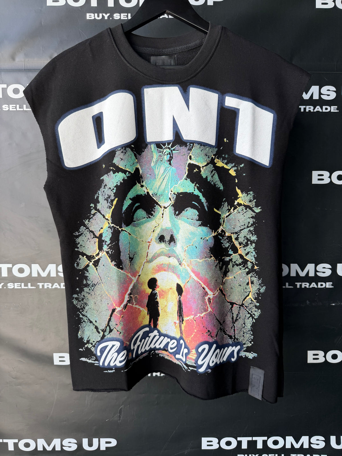 Rich Oni Eternal Vision Sleeveless T-Shirt In Black