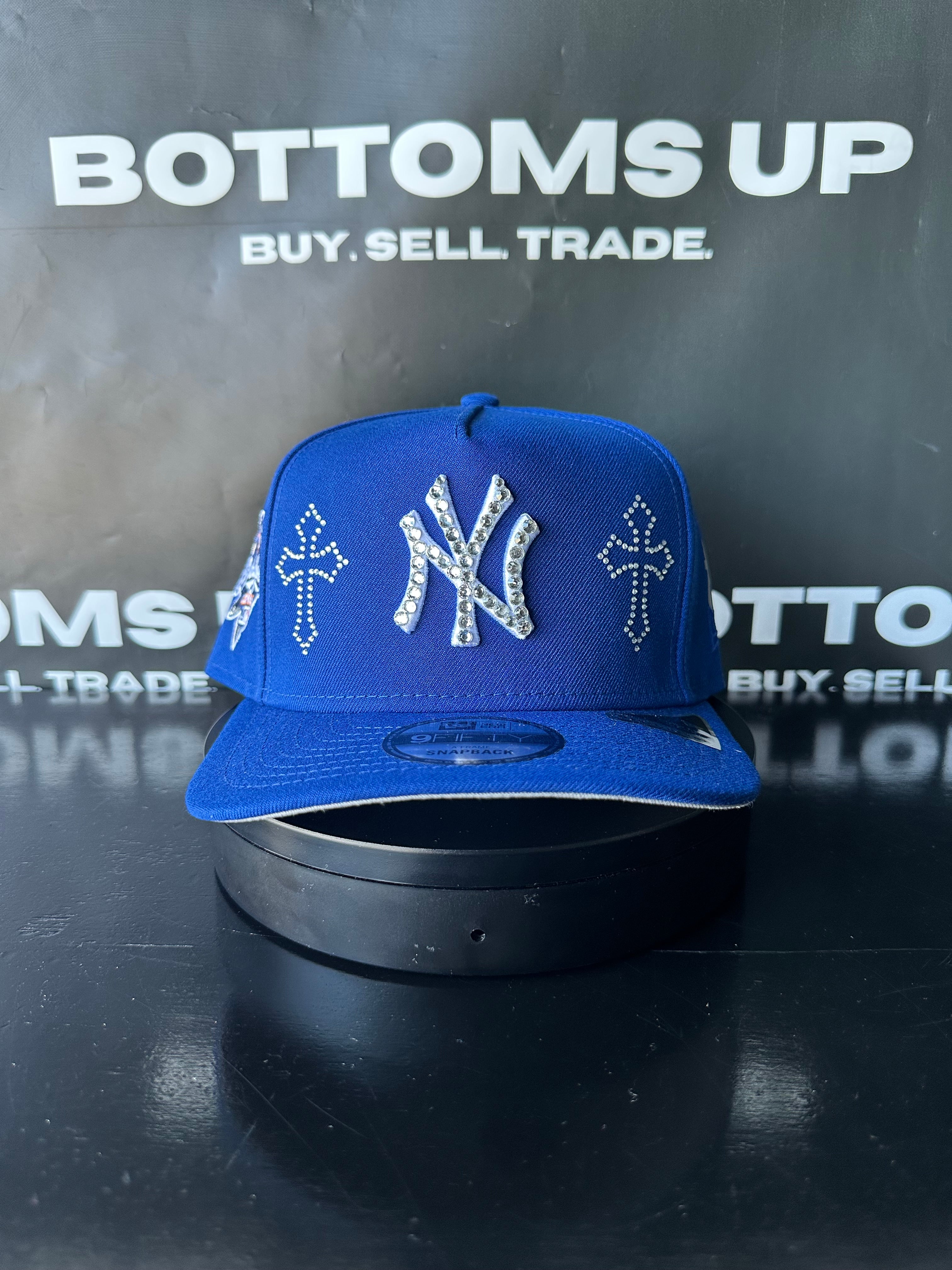 Polancaps: New York Yankees Royal Blue Double Cross 2000 World Series Patch 1 of 1 Hat