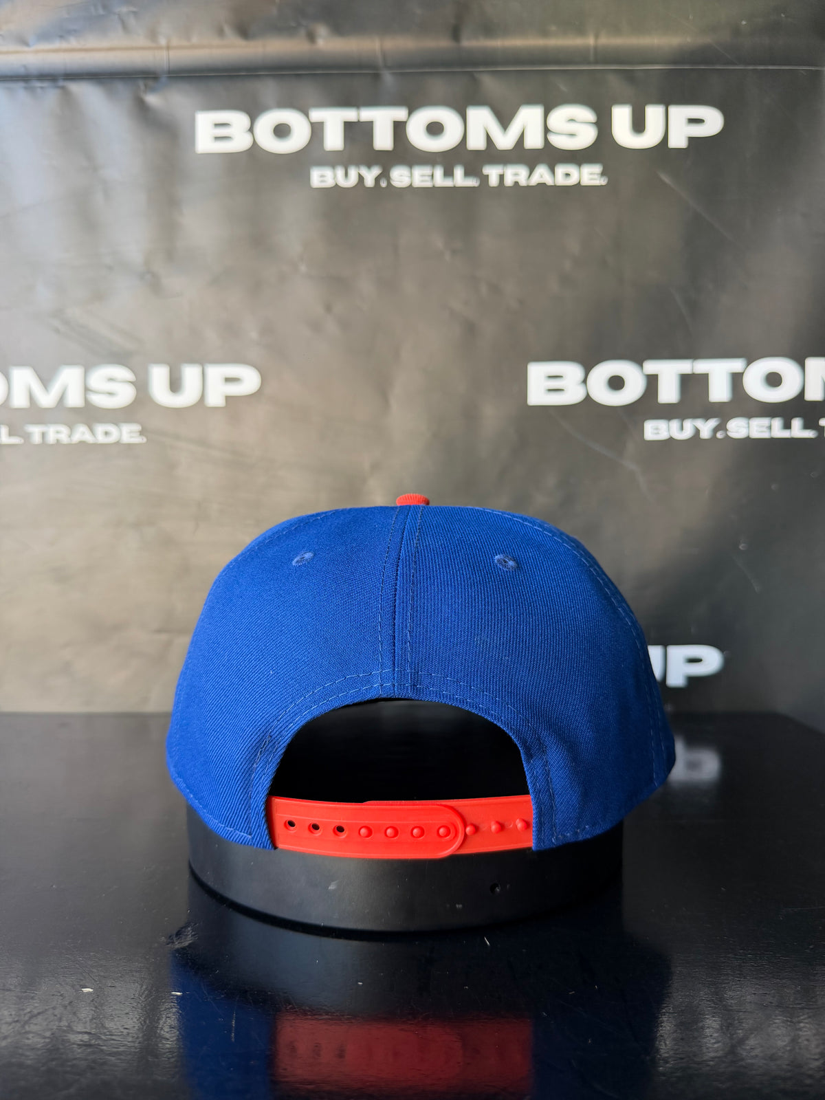 New York Mets New Era 9Fifty Snapback Hat In Blue / Orange