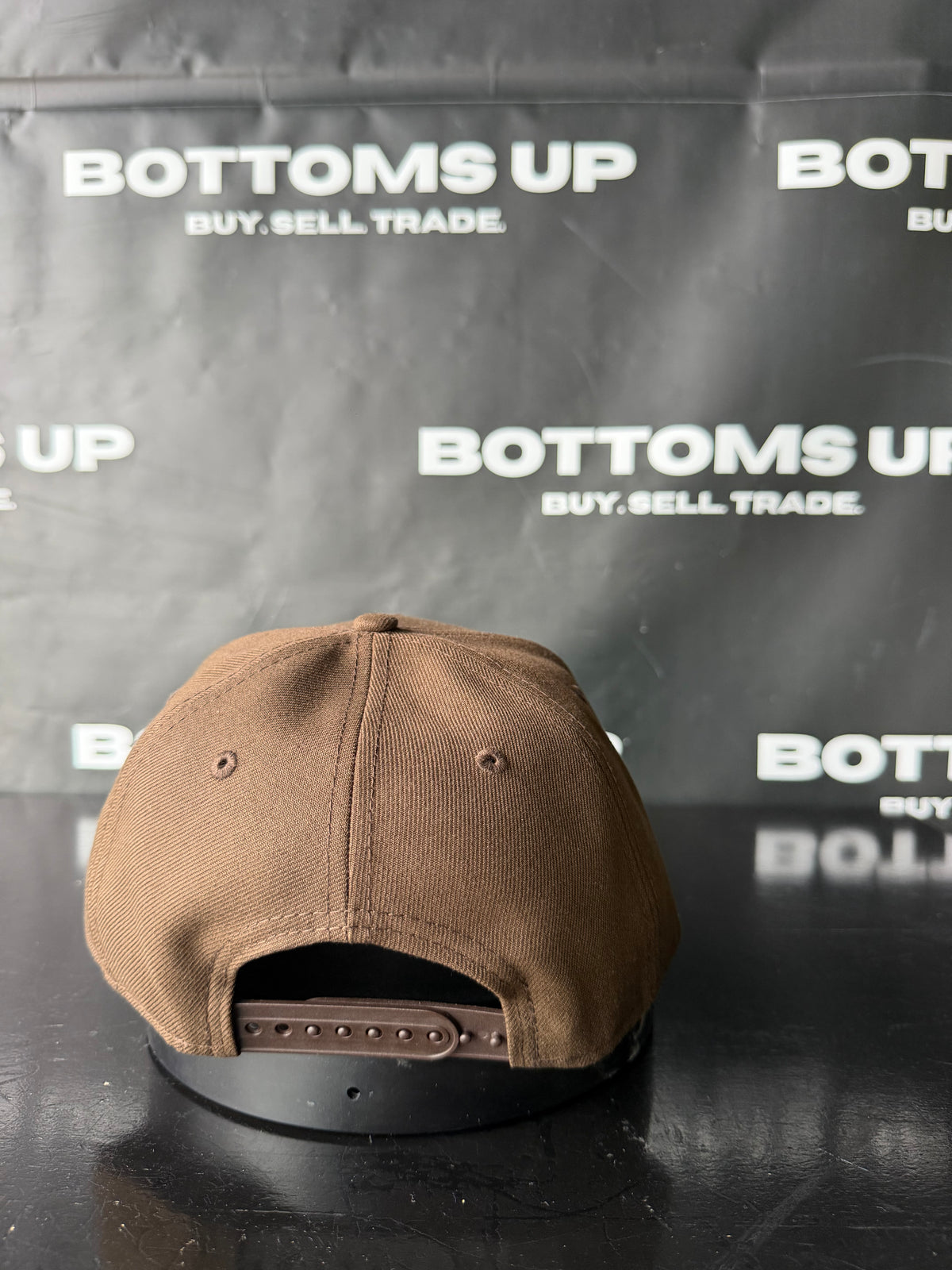 New Era 9Forty Snapback: Miami Dolphins Hat Customized In Brown