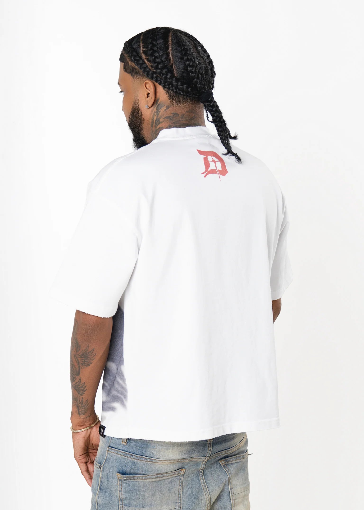 Digital Wild Cherry T-Shirt In White