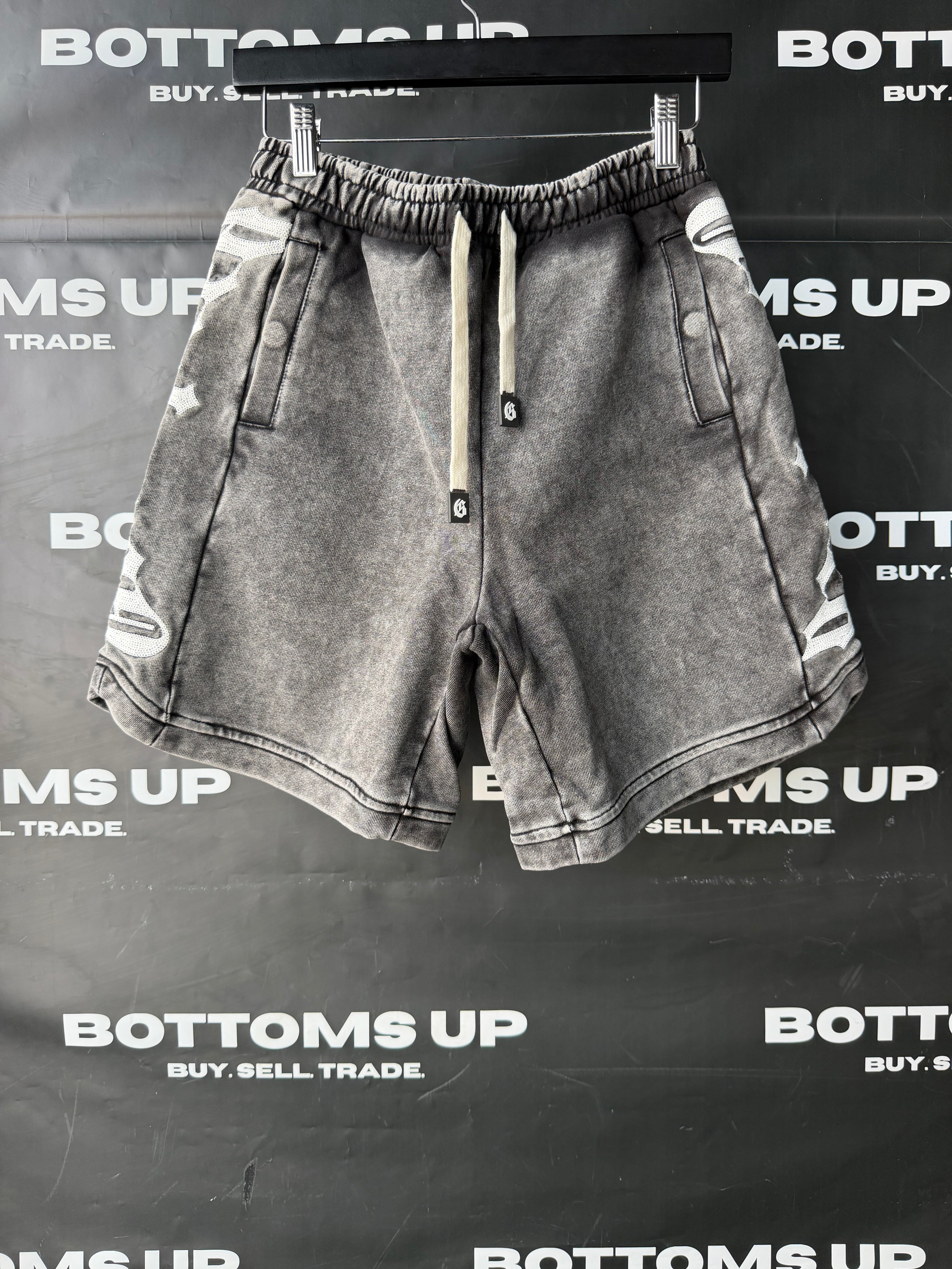 Godspeed Courtside Shorts In Charcoal Wash