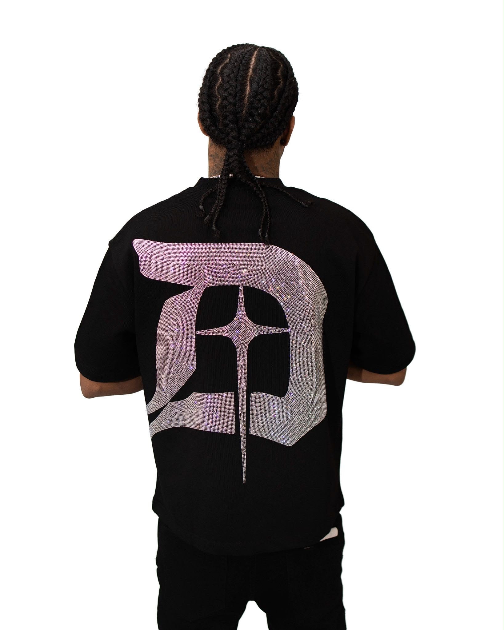 Digital Human Error T-Shirt In Black