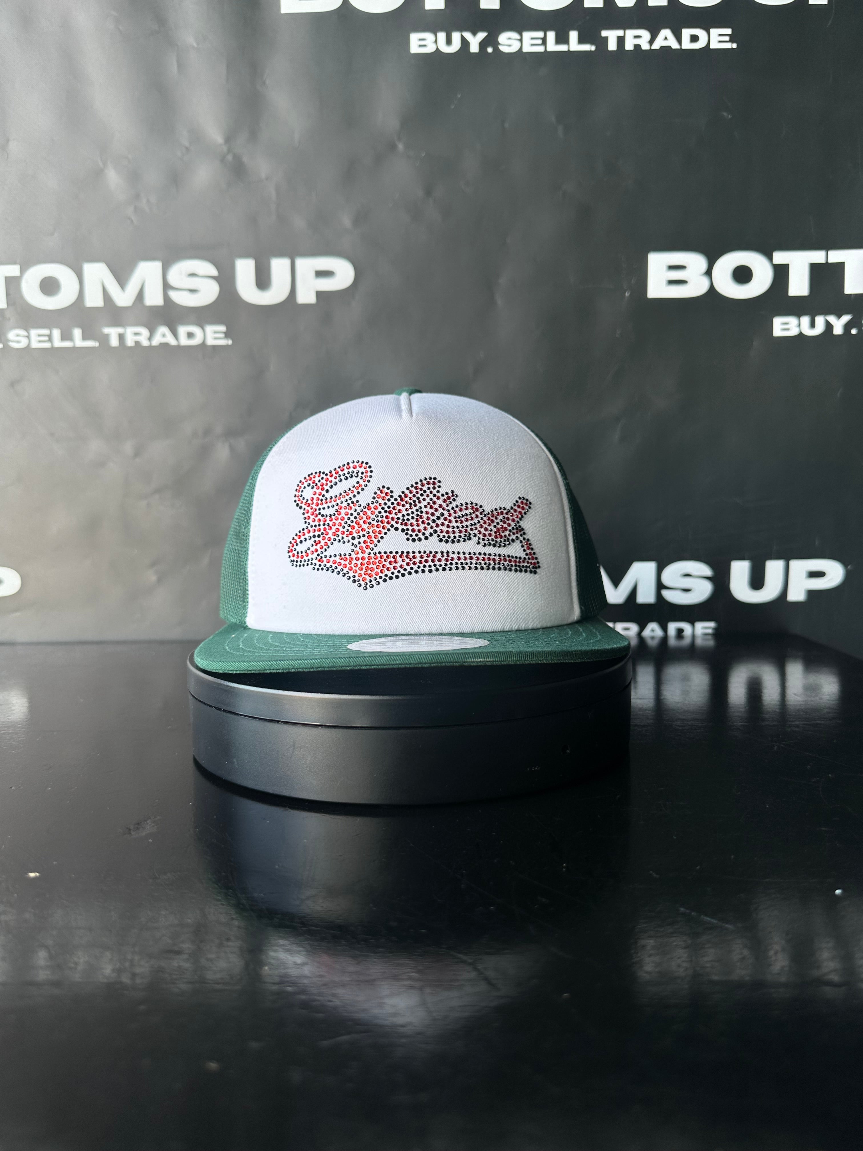 Gifted Everyone Is Gifted Green & Red Rhinestone Hat
