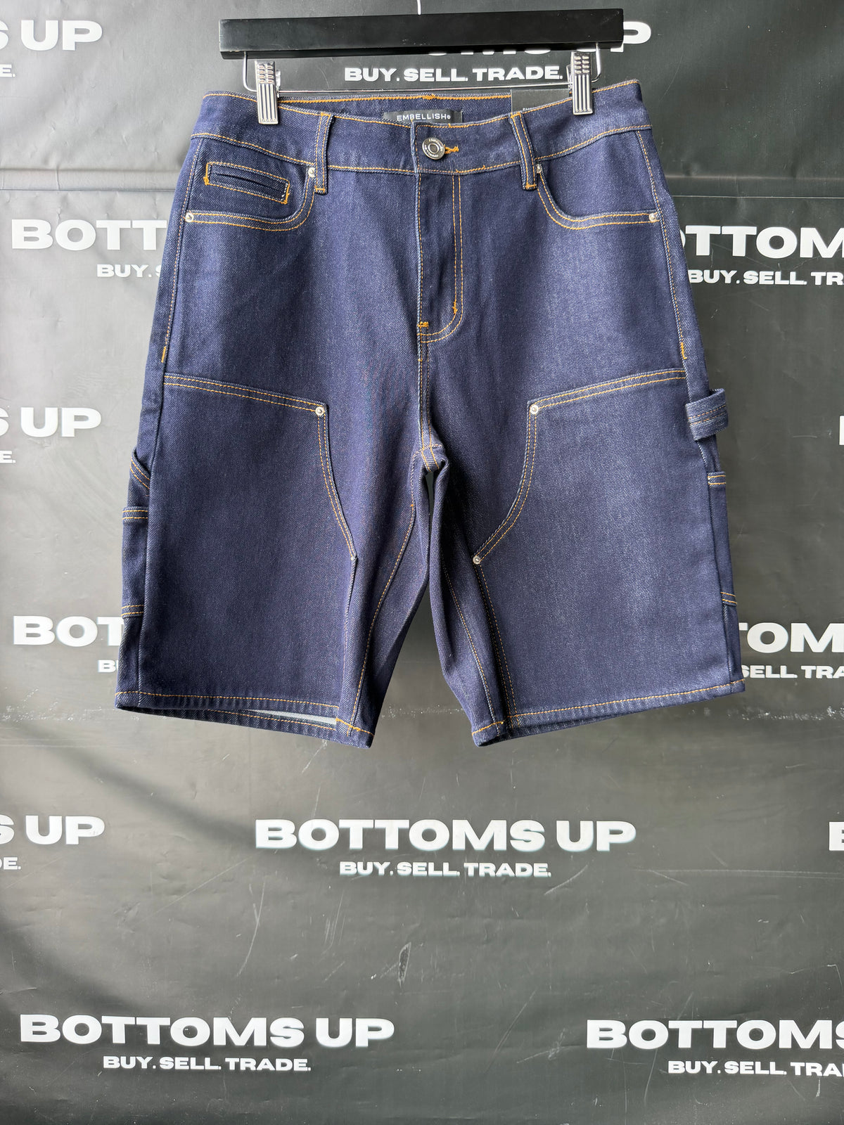 Embellish Denim Shorts