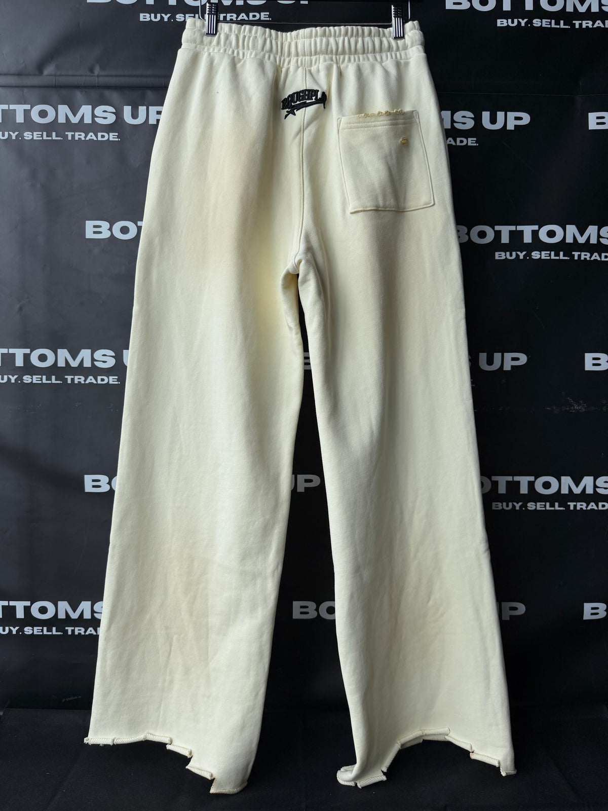RoughPlay Flare Sweatpants In Tan / Red