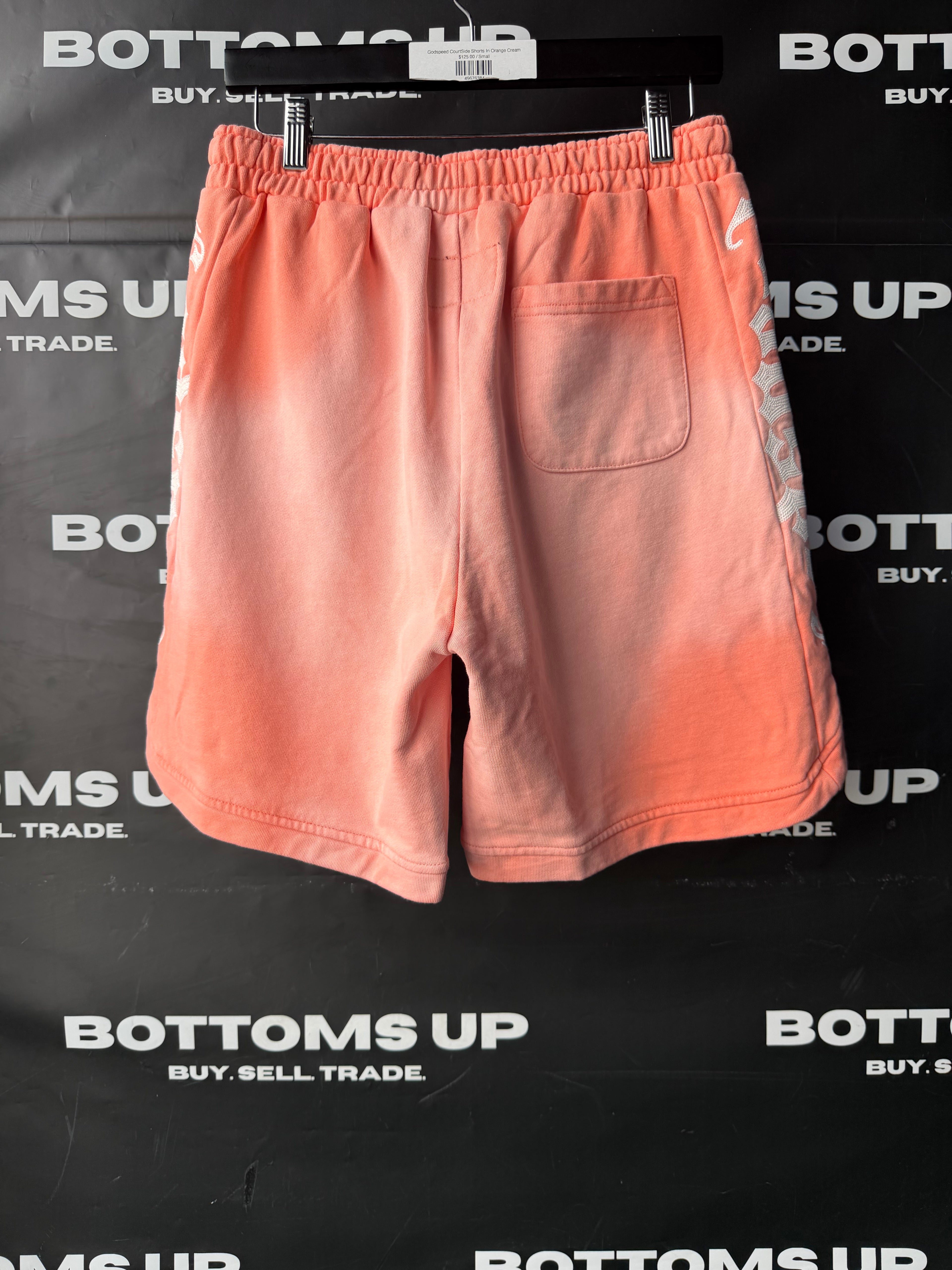 Godspeed CourtSide Shorts In Orange Cream