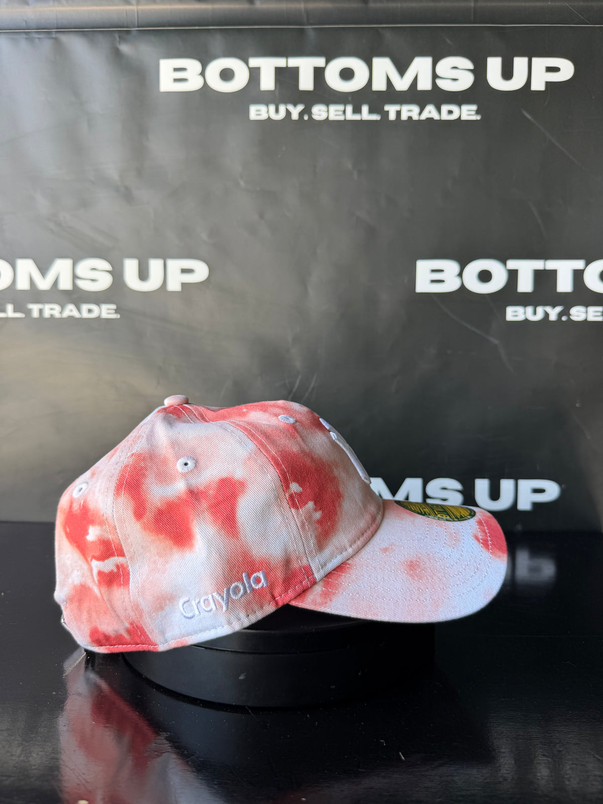 New Era x Crayola New York Yankees 9Twenty Tie-Dye Adjustable Cap In Coral / Cream