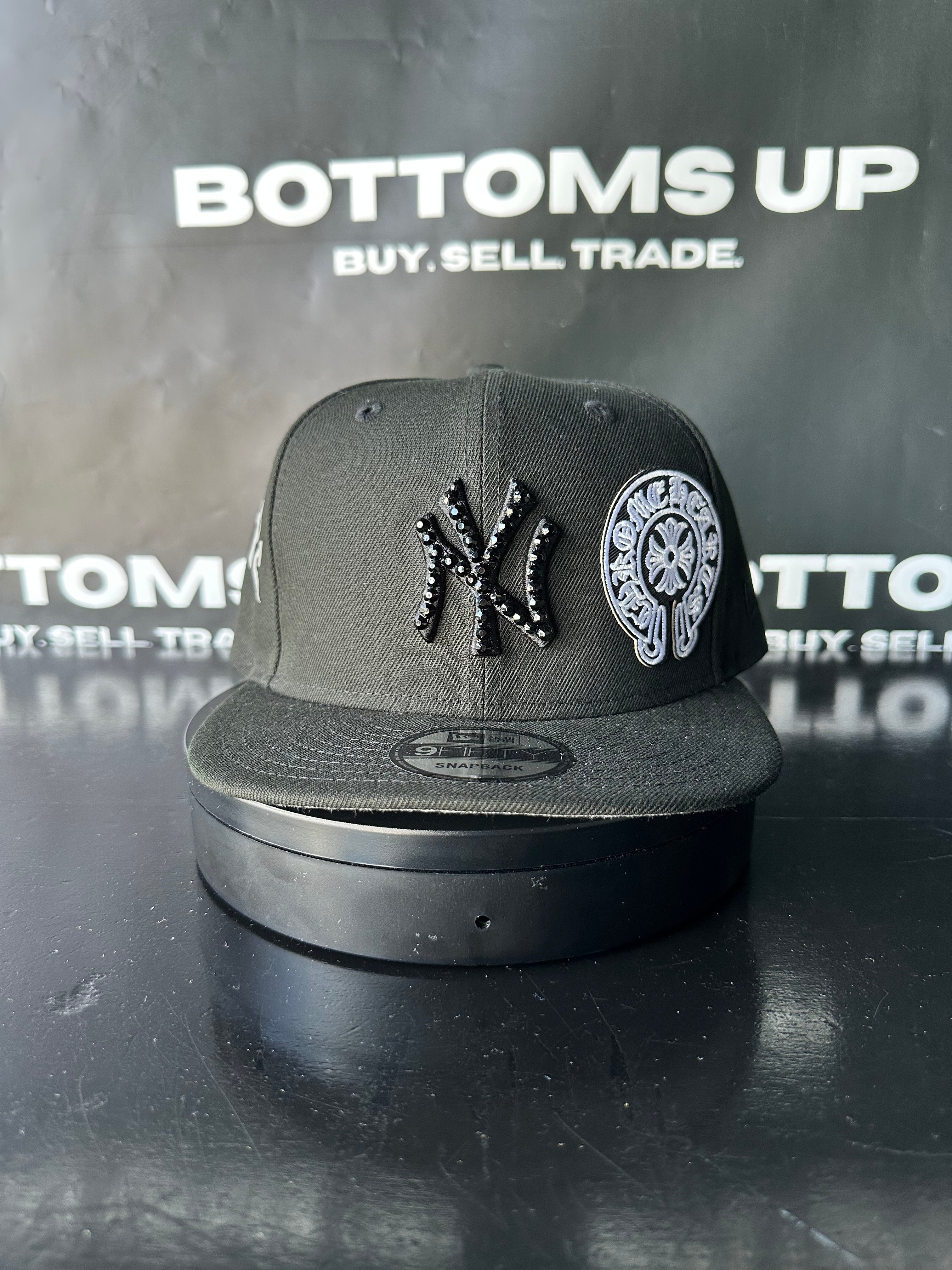 Polancaps: New York Yankees Black Chrome Hearts Patch 1 of 1 Hat