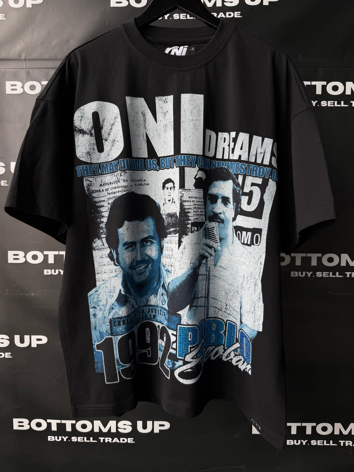 Rich Oni May Divide Us T-Shirt In Black