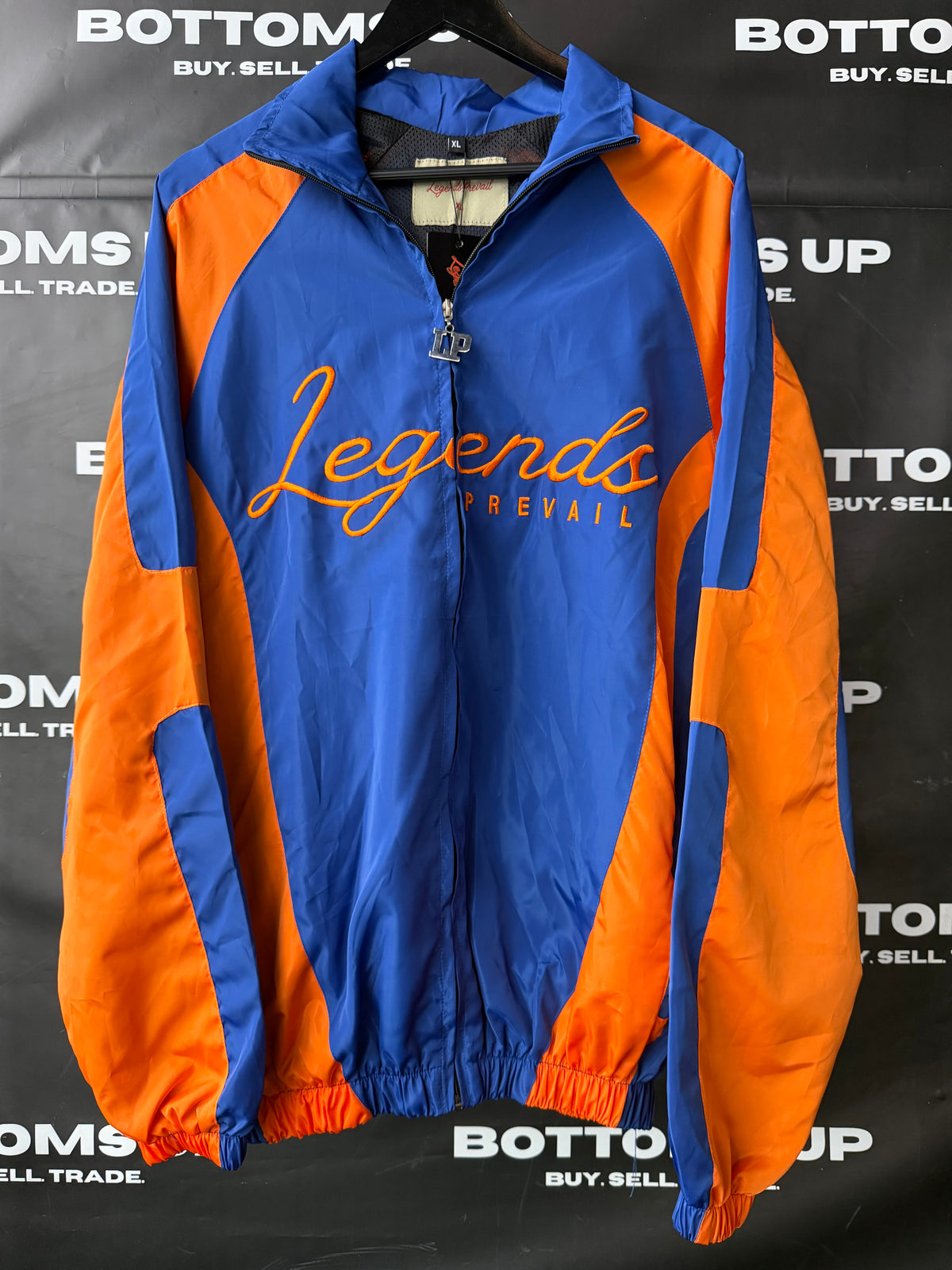 Legends Prevail Windbreaker Set In Blue & Orange (New York Knicks)