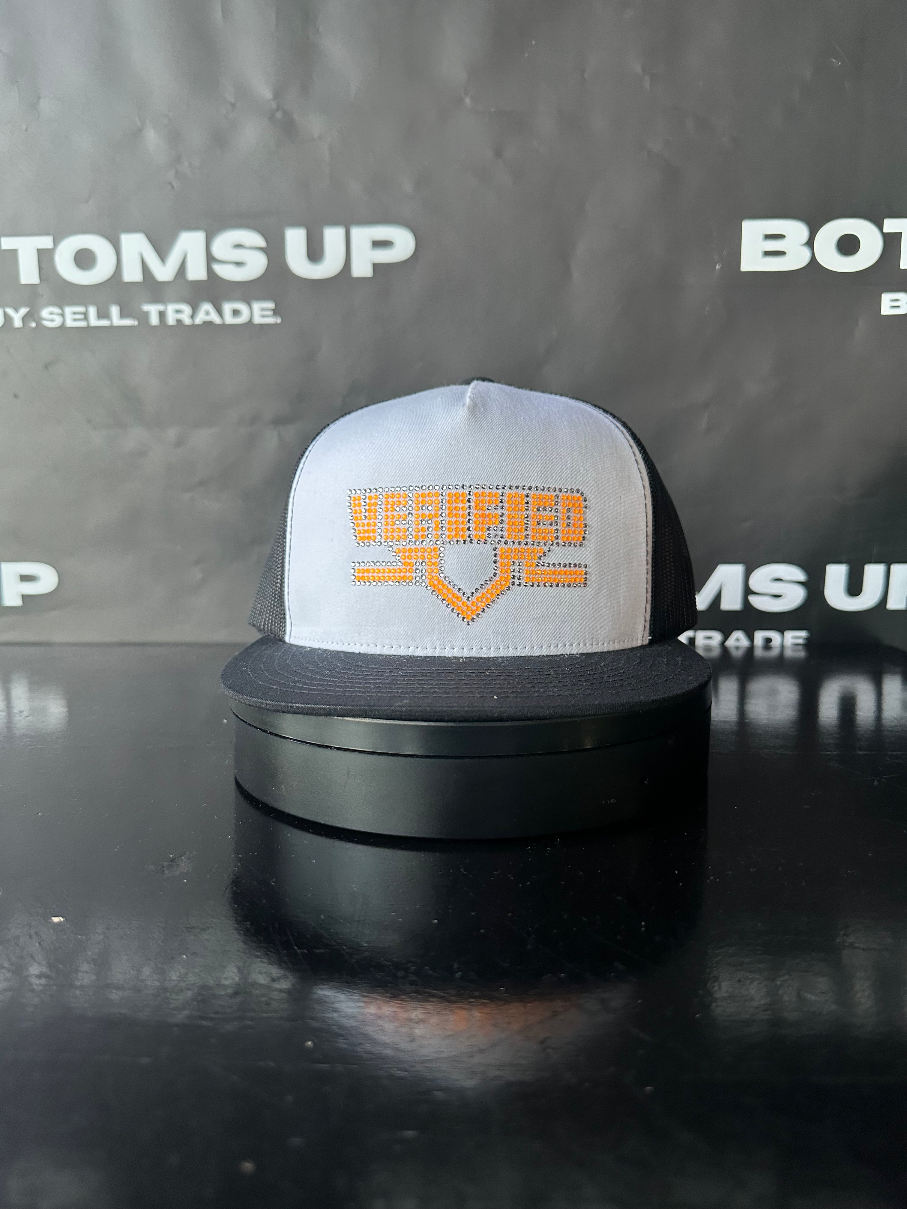 Verified Star Black/White/Orange/Silver Hat