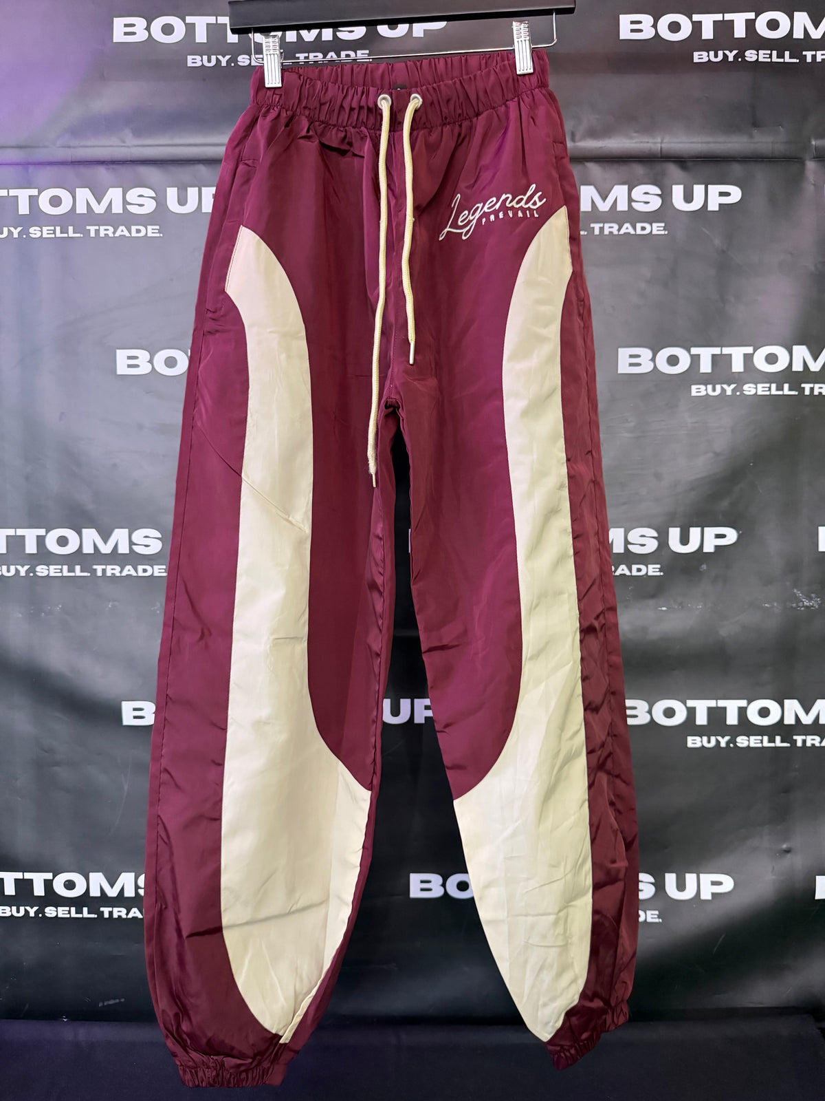 Legends Prevail Windbreaker Set In Burgundy
